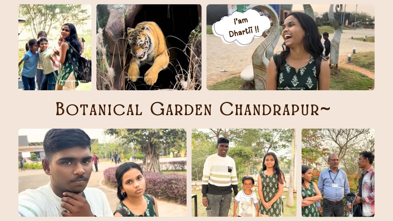 Meet My New Friend..!! 🌸😎 || Botanical Garden Chandrapur || Vlog No. || Marathi Vlog