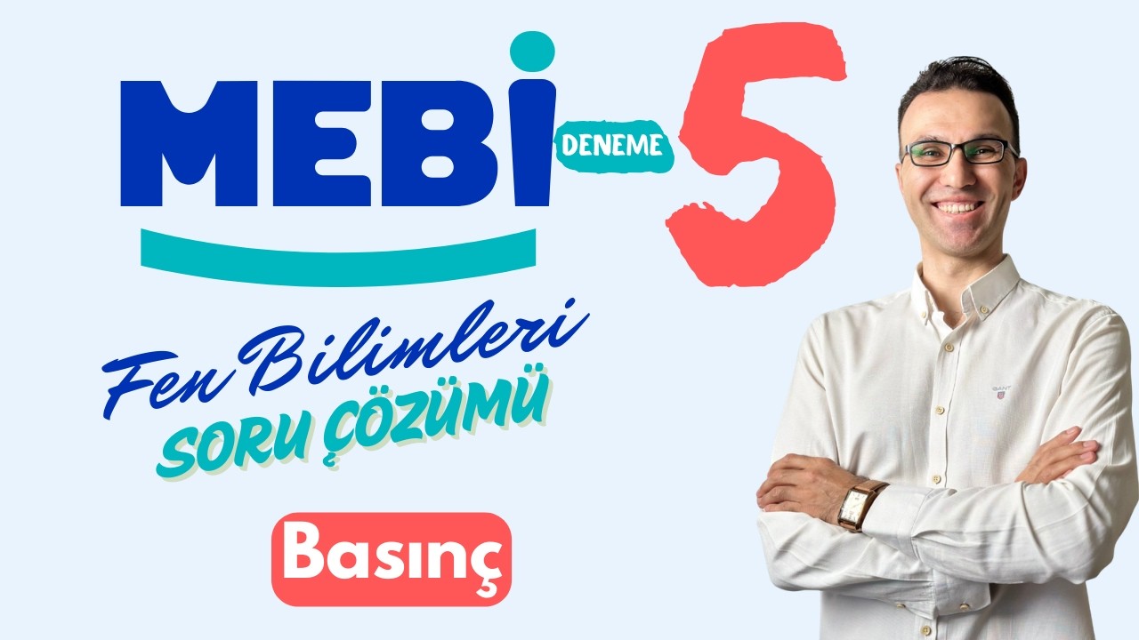 MEBİ 5.Deneme Fen Bilimleri Soru Çözümü-Basınç #lgs2026 #lgs #lgsfen #lgsfenbilimleri