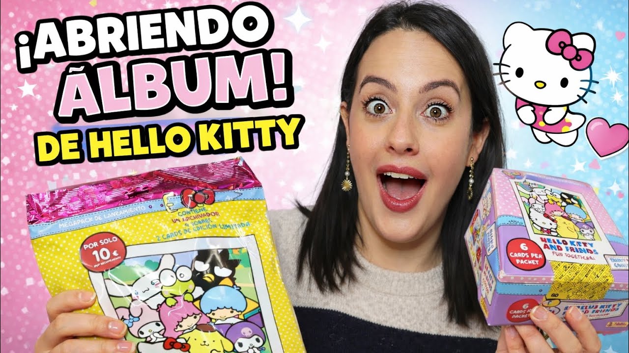 Unboxing de álbum de hello kitty and frinds😍