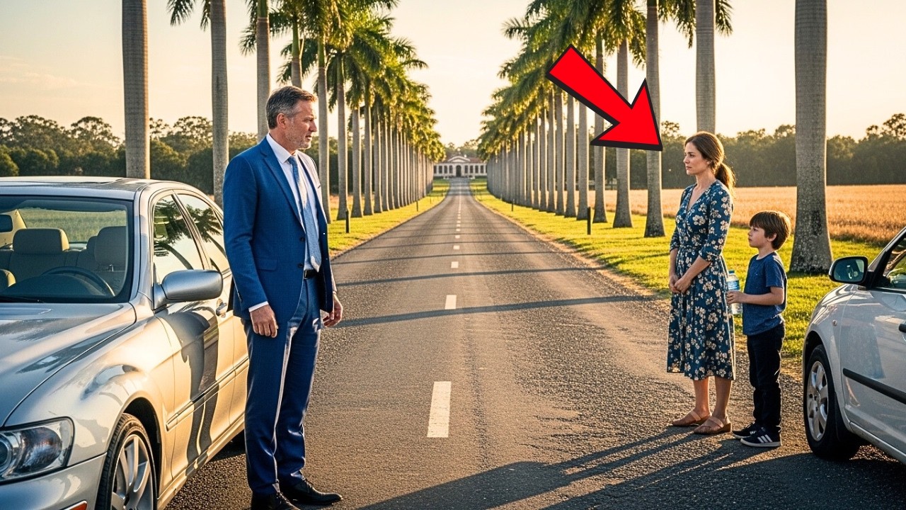 Empresário milionário se recusa a ajudar viúva na estrada — até que o destino os une novamente
