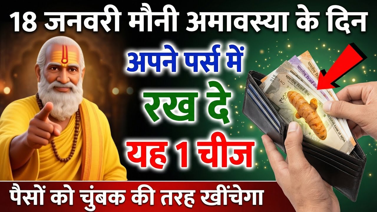 मौनी अमावस्या के दिन पर्स में रख दें यह 1 चीज | पैसा चुंबक की तरह खिंचने लगेगा ||
