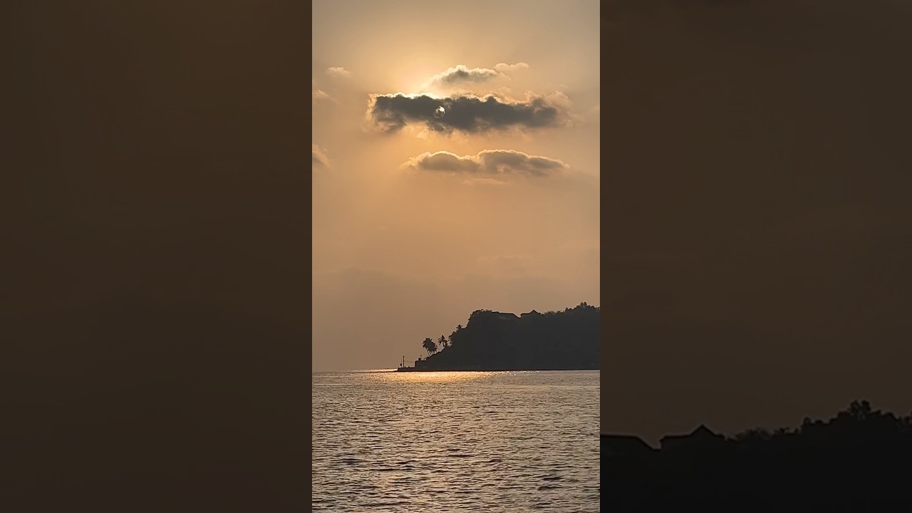 Golden hour in Goa☀️ #goa #youtubetravel #goldenhour #shorts