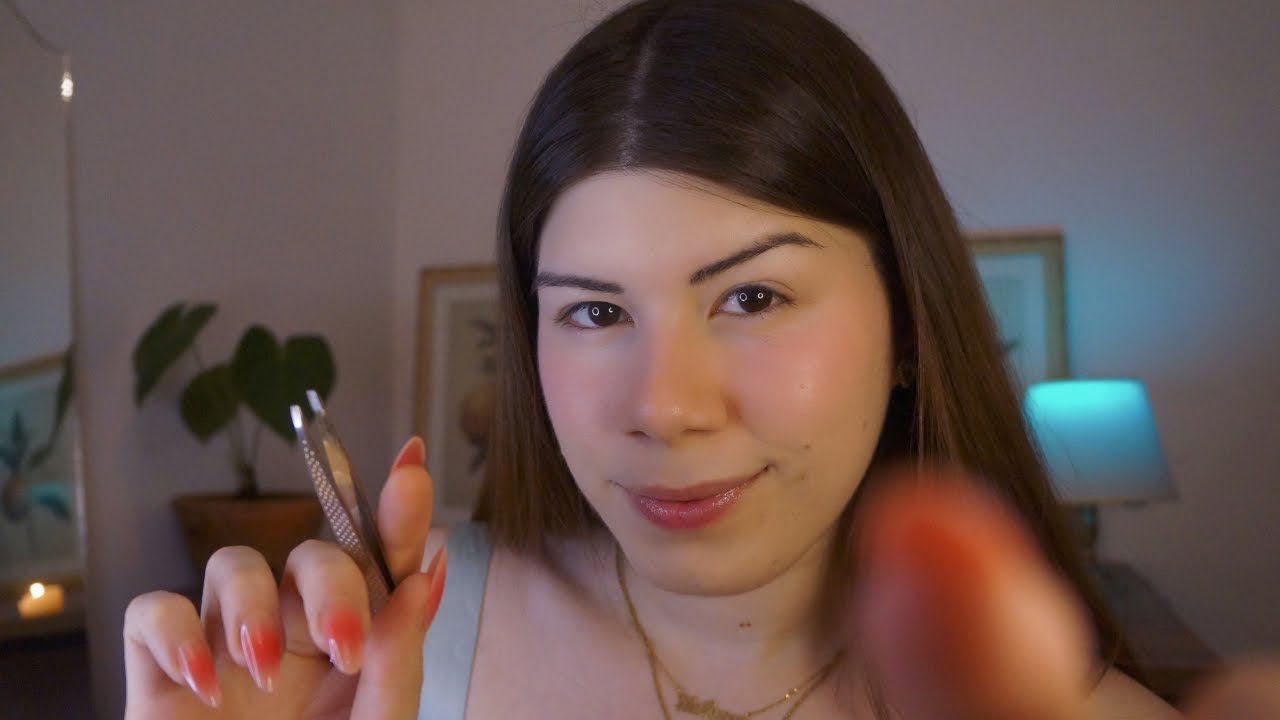 ASMR fazendo SUA SOBRANCELHA ✨📐
