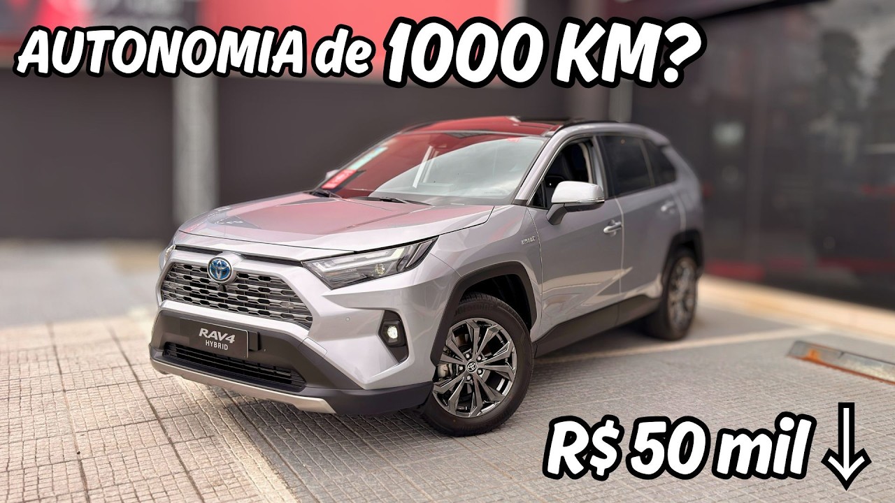 R$ 50 Mil Mais Barato | Toyota RAV4 Une Tecnologia e Eficiência