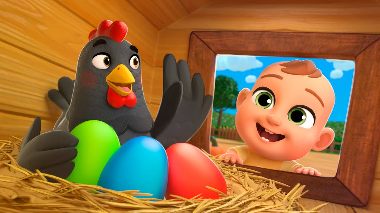Cluck Cluck My Black Hen Song | Nursery Rhymes & Kids Songs