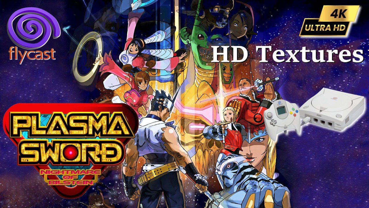 Plasma Sword: Nightmare of Bilstein ~Dreamcast HD Texture Widescreen Patched | Flycast | 4K 60FPS PC