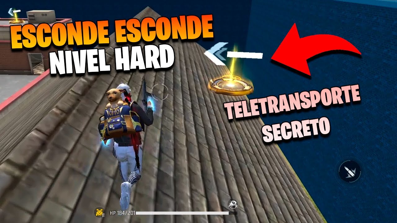 ESCONDERAM O TELETRANSPORTE  NO LUGAR MAIS DIFICIL DESSE ESCONDE ESCONDE -  Free Fire #freefire #ff