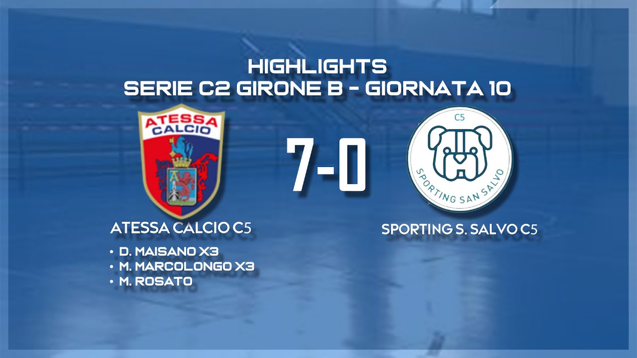 Atessa Calcio C5 - Sporting S. Salvo C5 7-0 - HIGHLIGHTS - Serie C2/B Giornata 10 - 13-12-25