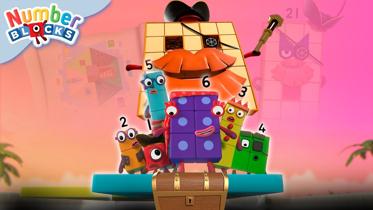 Go on a Spooky Adventure to Hexagon Island 🏴‍☠️ | Learn to Count for Kids | 12345 | Numberblocks
