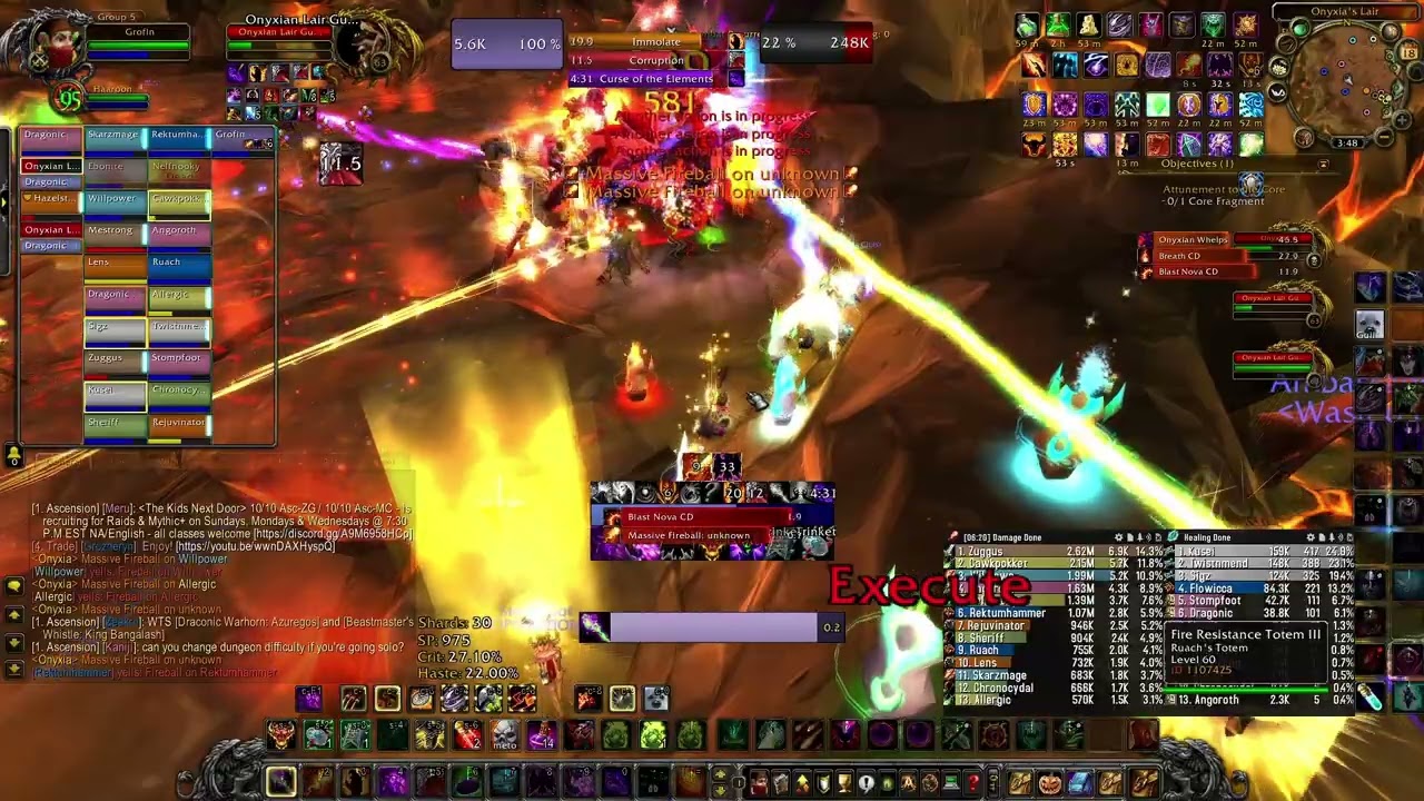Onyxia Heroic Raid kill WLC Guild