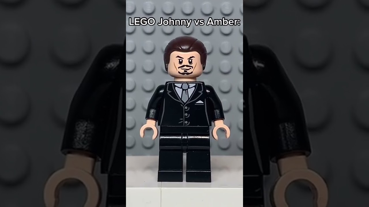 Johnny Depp vs Amber Heard in LEGO! (LEGO Skit)