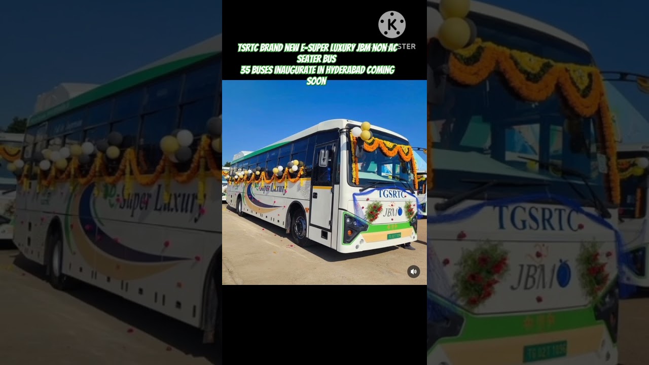 Tsrtc e super luxury bus #tsrtc #electricbus