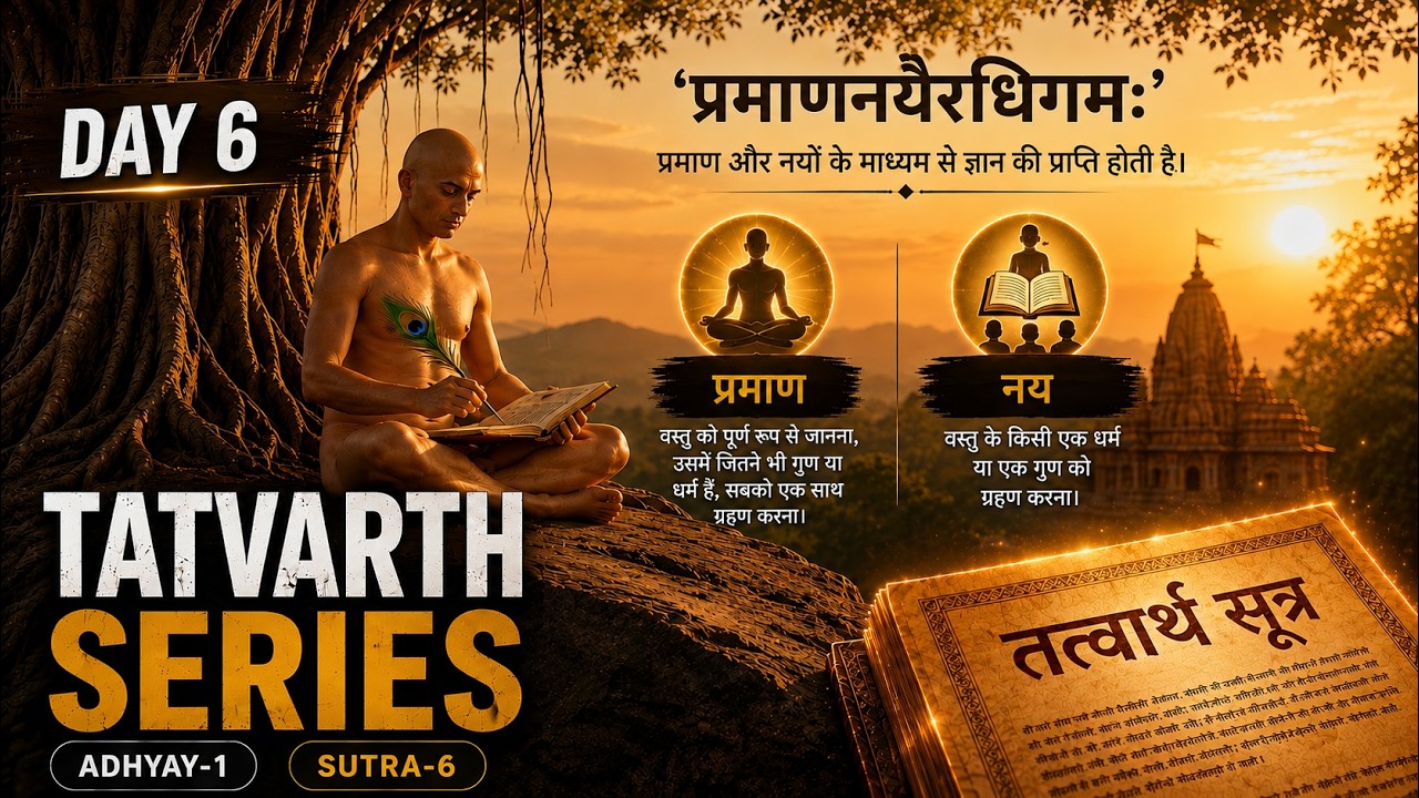 Pramana and Naya: Tools of Knowledge | Tatvarth Series: Adhyay 1 Sutra 6