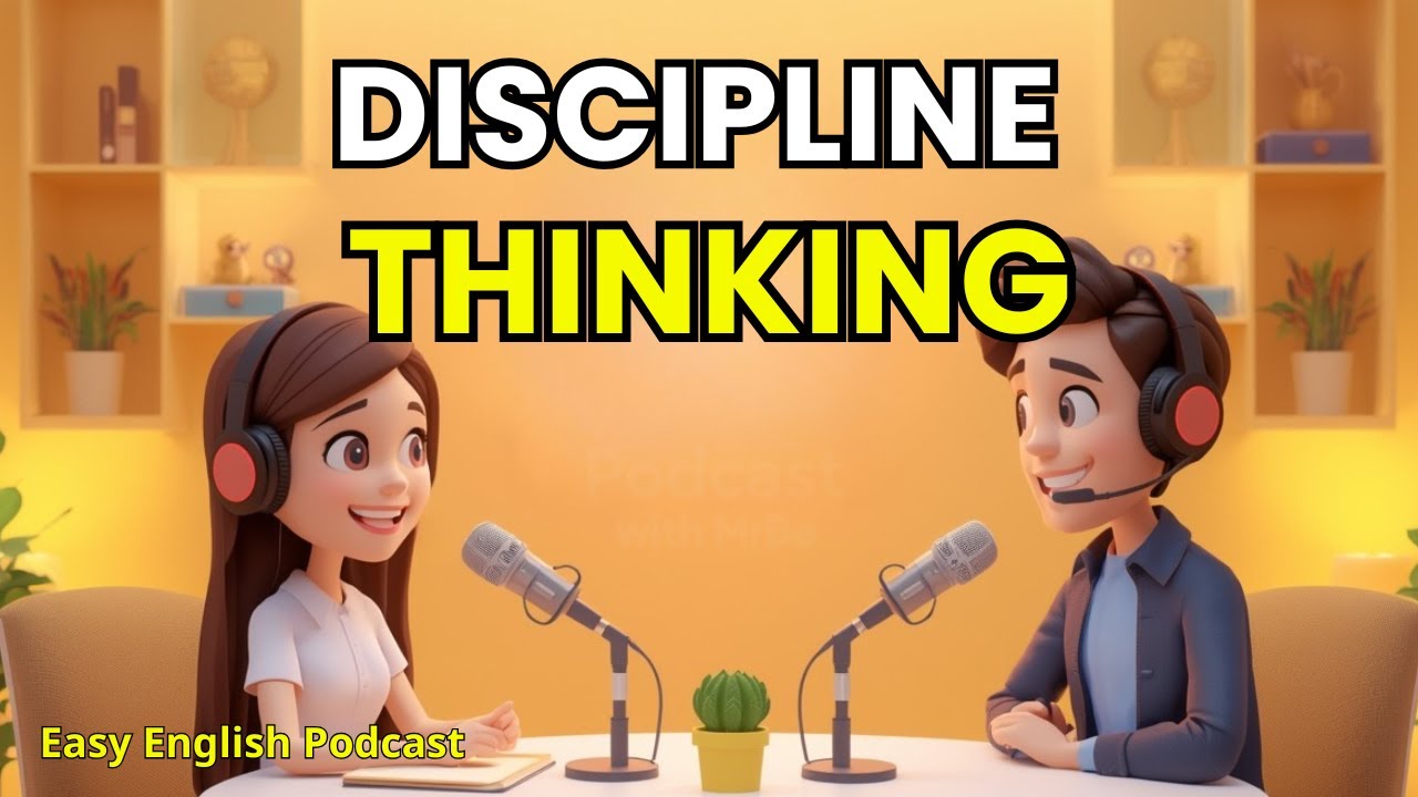 Easy English Podcast 🎧 | How to Discipline Your Thinking in Daily Life | Easy English Conversation