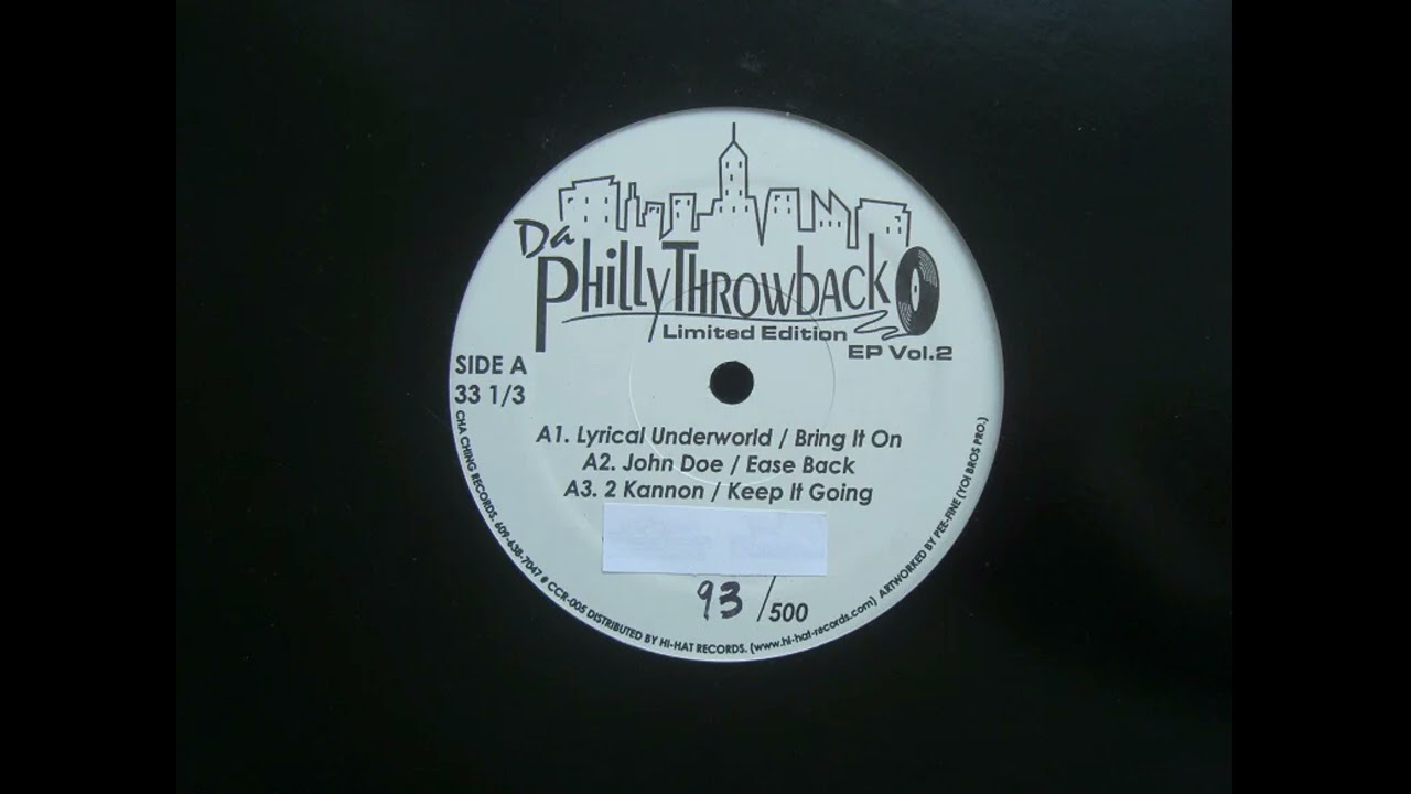 Tony D - Da Philly Throwback EP Vol.2 (2008)