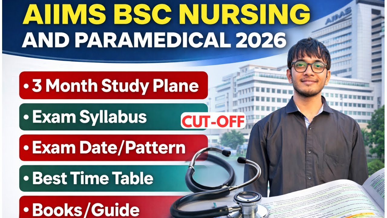 AIIMS Bsc Nursing And Paramedical Preparation Strategy 🔥|Only 4 Month Left😱 #aiims #entrance