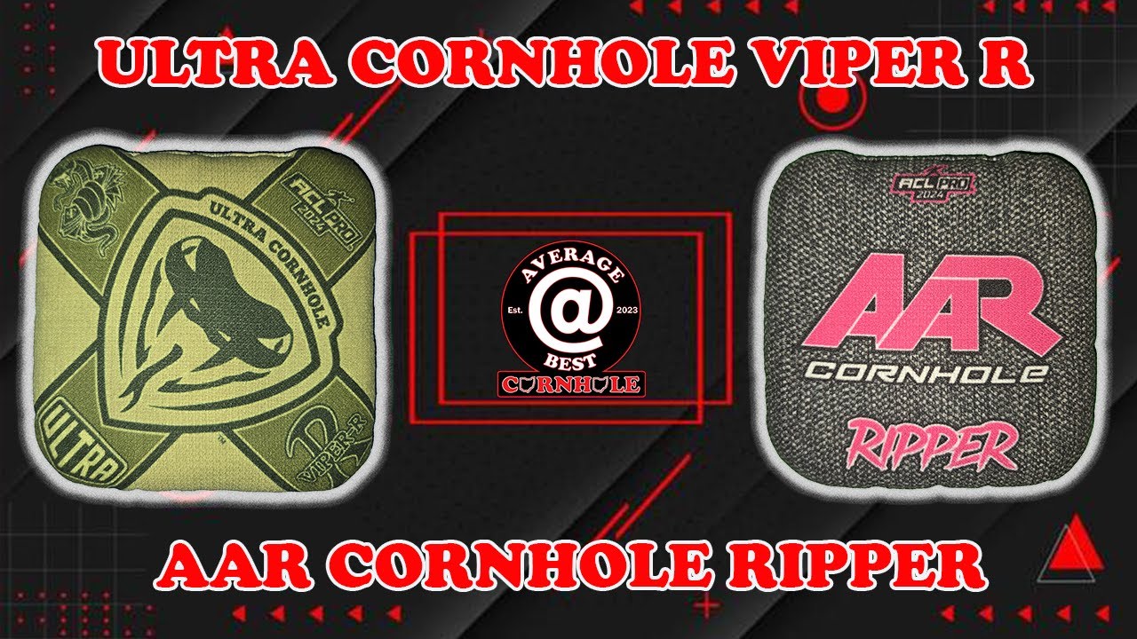 Ultra Cornhole Viper R and AAR Cornhole Ripper Comparison