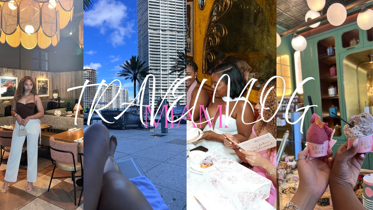 Travel Vlog: Moving | Miami | Bridesmaid Proposal | Beach Clubs | Shopping | Good Eats & More!