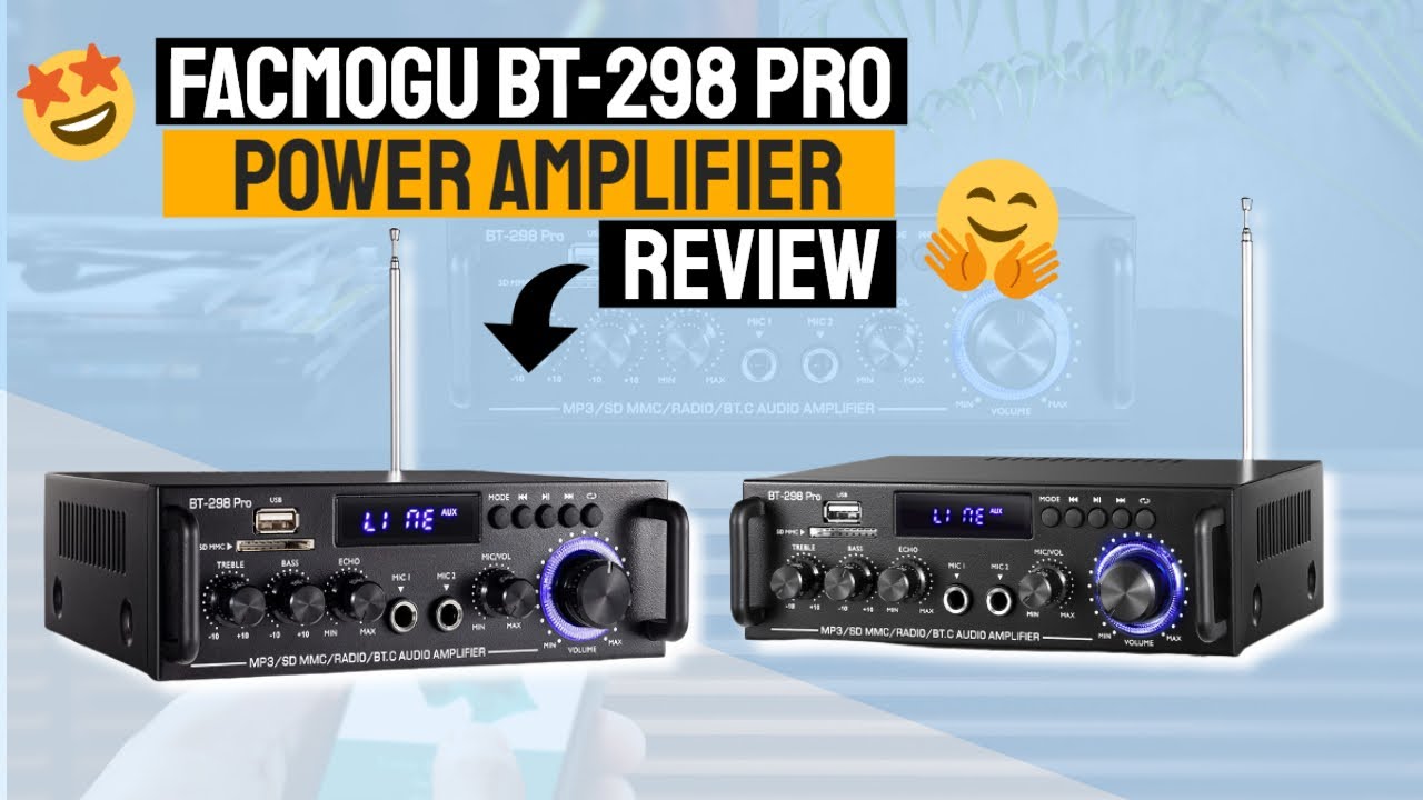 Budget Power Amplifier 2023! || Facmogu BT-298 Pro Review
