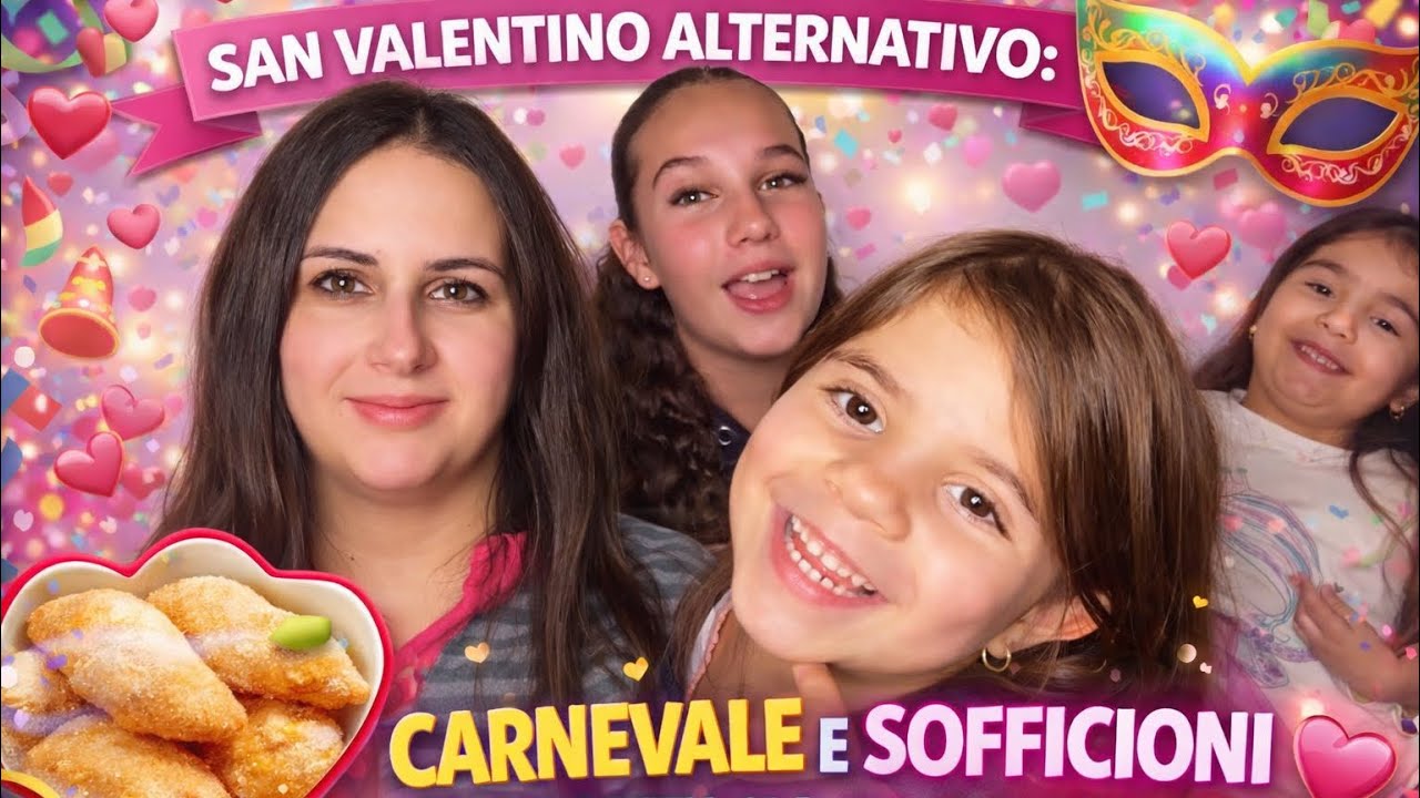 SAN VALENTINO ALTERNATIVO: CARNEVALE E SOFFICIONI FATTI IN CASA! 💖