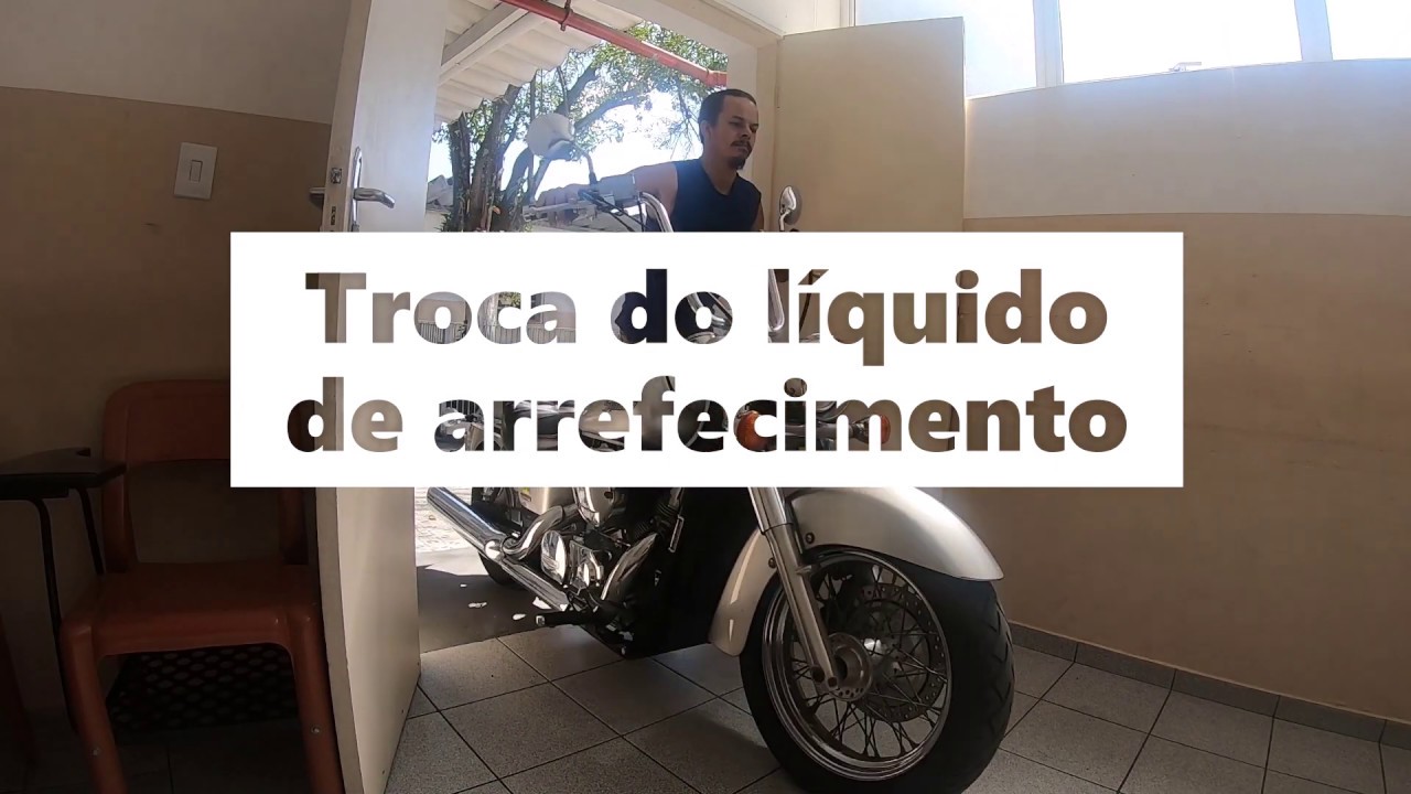 Honda Shadow VT 750 - Troca do Líquido de Arrefecimento
