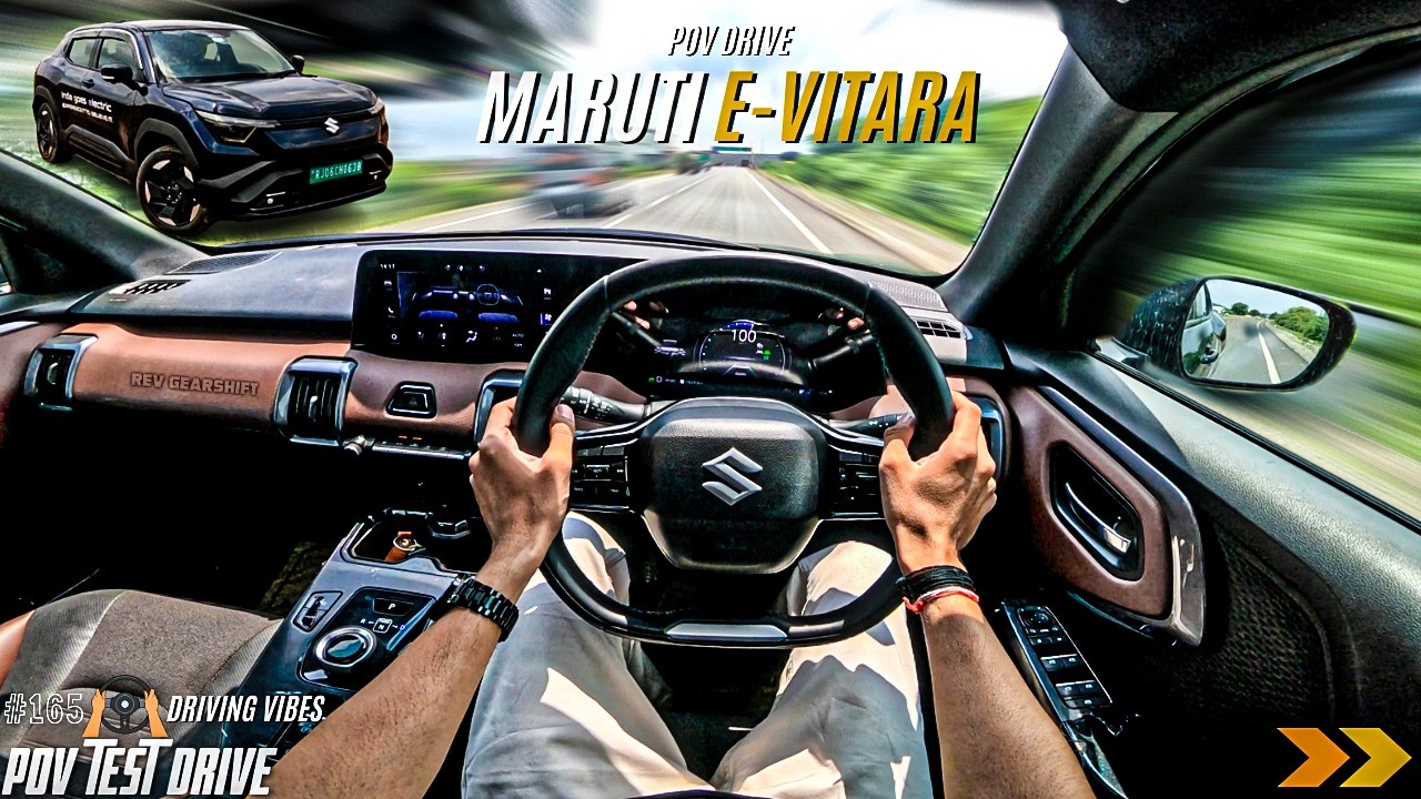 2026 MARUTI SUZUKI E VITARA | ALPHA | 61kWh 172BHP | POV Drive #165 | E VITARA | 4K | #evitara