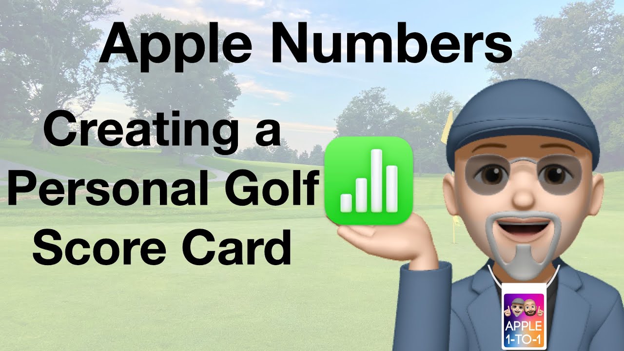 Creating a Golf Score Card in Apple Numbers