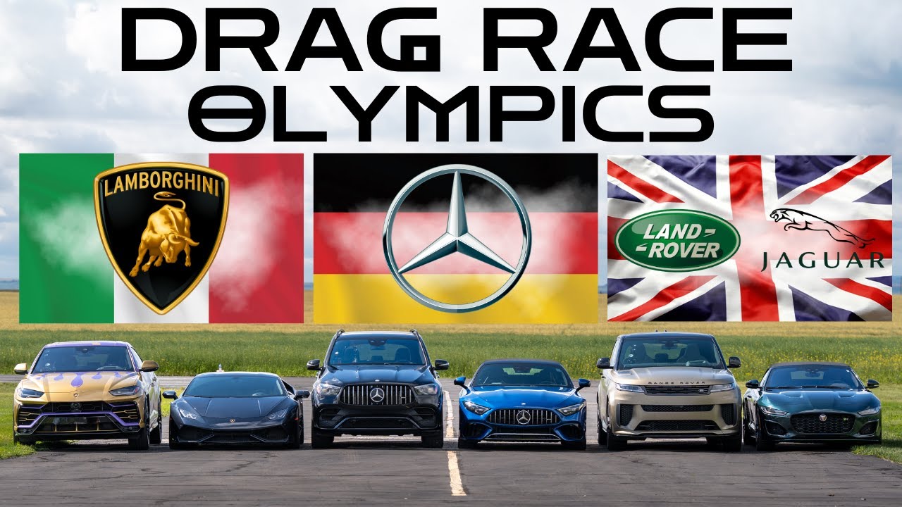 AMG GLE63s и AMG SL63 против Urus и Huracan против Range Rover Sport SV и Jaguar F-Type 575R