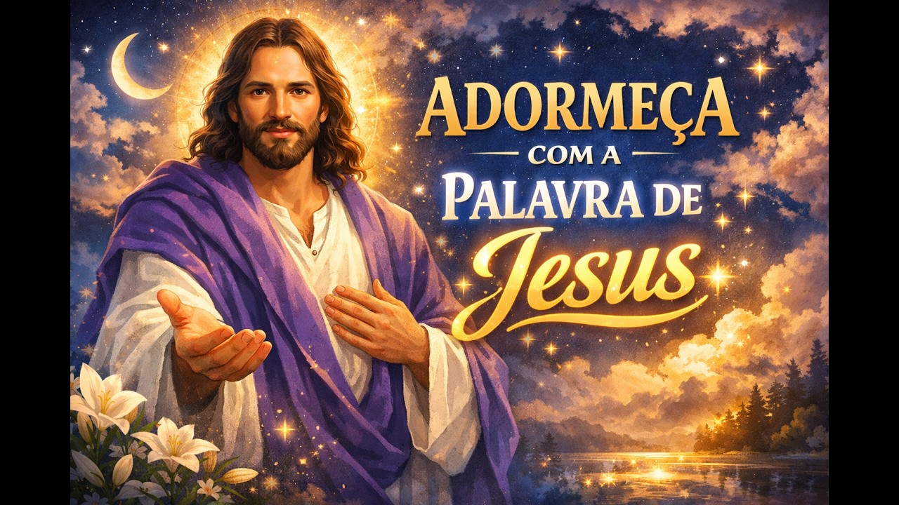Se Sinta Leve ou Durma ao Som desta Mensagem de Jesus ✨🙏
