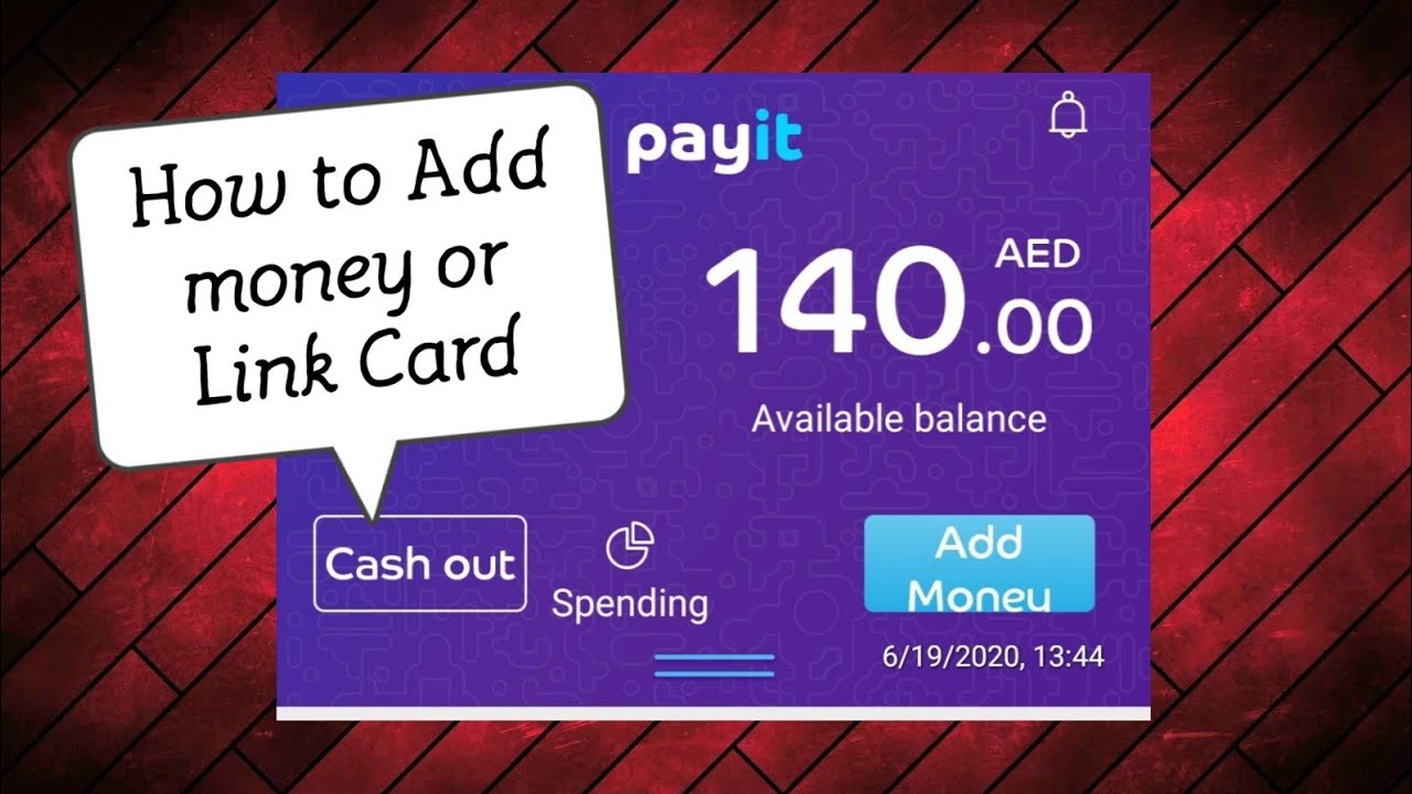 How to link card in payit Account? How add money in payit?