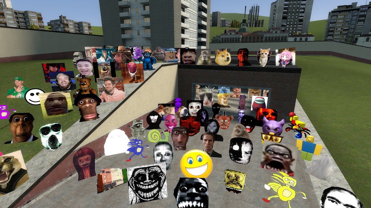 Nico's Nextbots Vs Me in Construct Gmod !!!