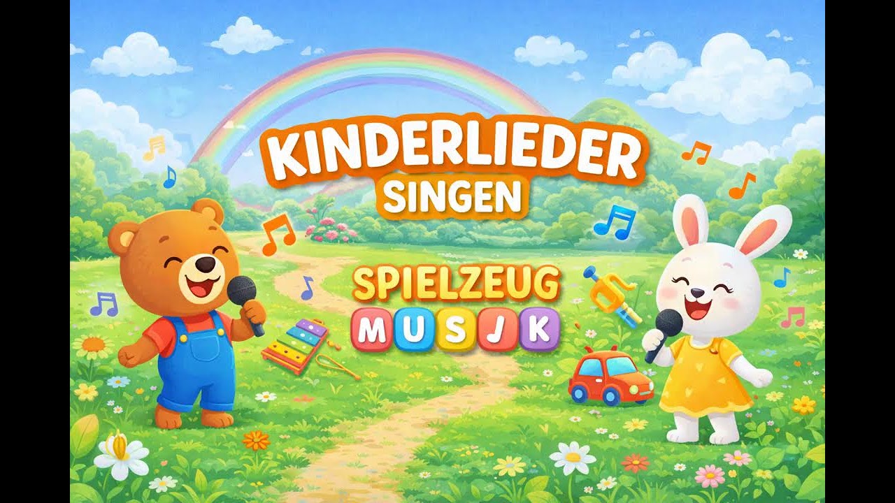 🔴 Kinderlieder zum Mitsingen – Fröhliche Lieder für Kinder