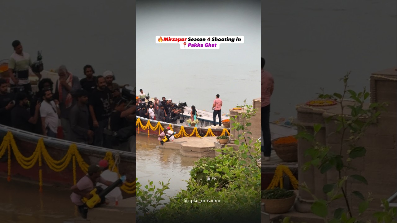 Mirzapur me ho rahi Shooting..🔥🔥 #mirzapur #shooting #munnabhaiya #guddupandit