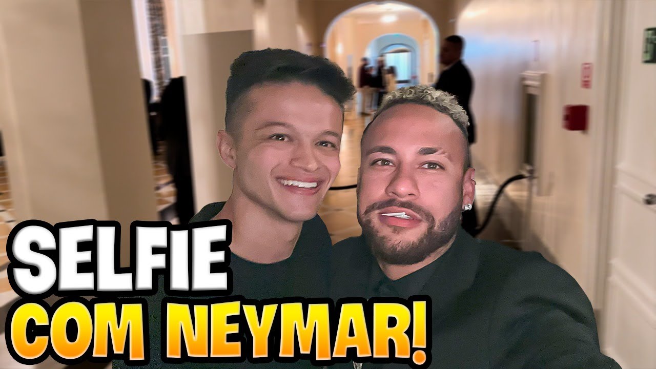 NEYMAR TIROU UMA FOTO COMIGO!!!! N&atilde;o acredito no que aconteceu!