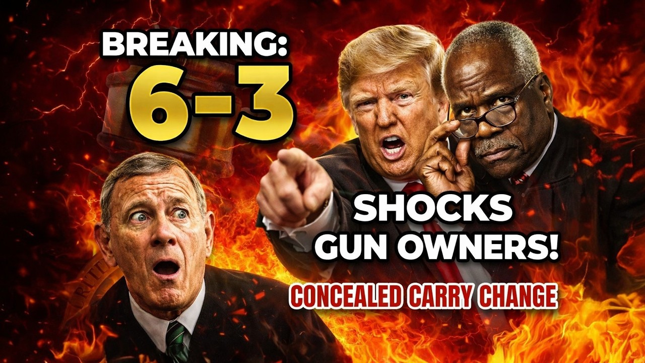 BREAKING: 6-3 Supreme Court Ruling Alarms Gun Owners. Huge Concealed Carry Change