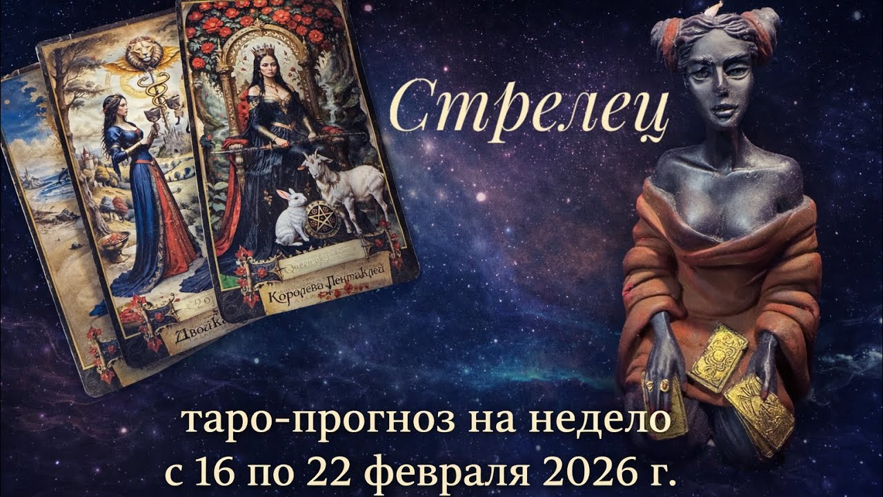 Стрелец ♐️ Таро прогноз на неделю 16.02-22.02.26