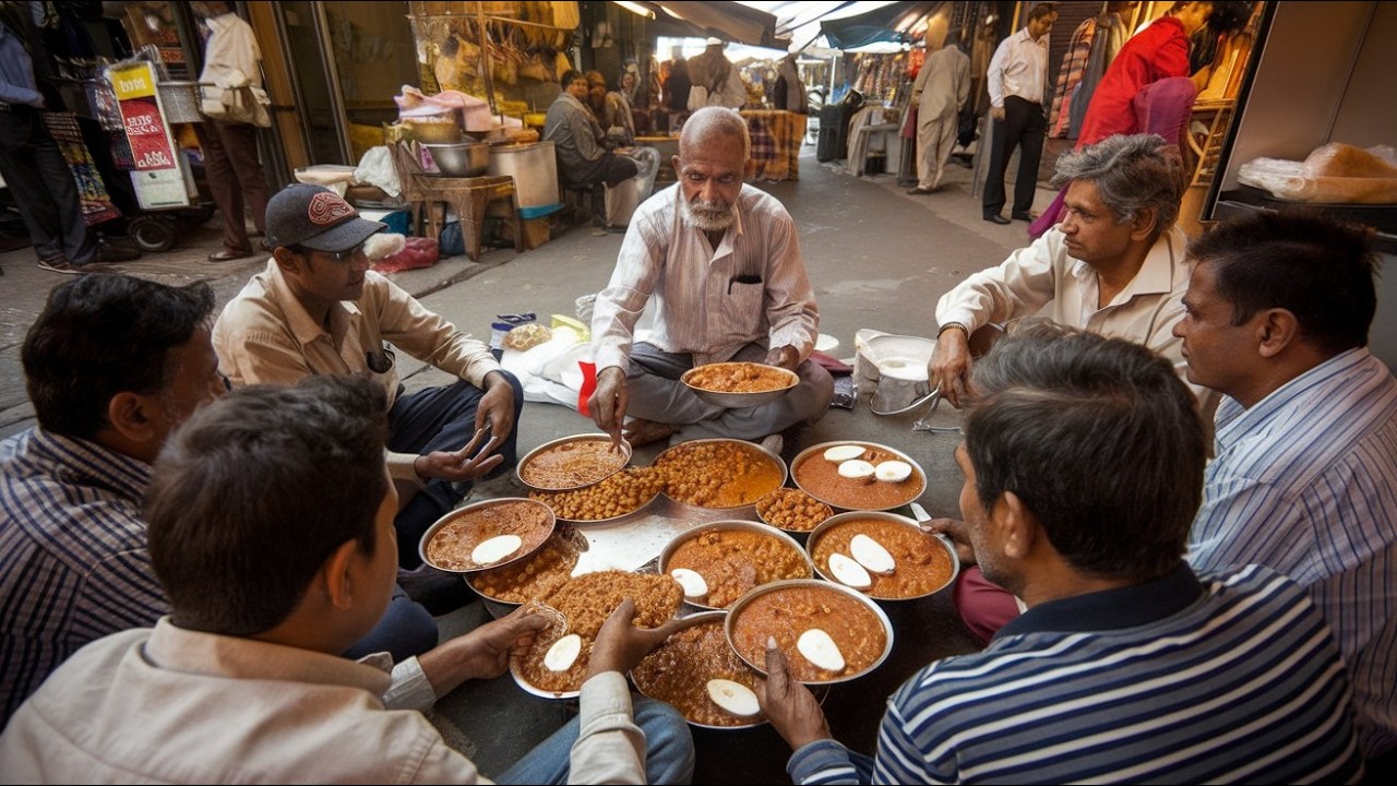 FATHER SON DUO SELL CHEAPEST BREAKFAST ON RICKSHAW |  ULTIMATE ROADSIDE BREAKFAST | LAHORI FOOD