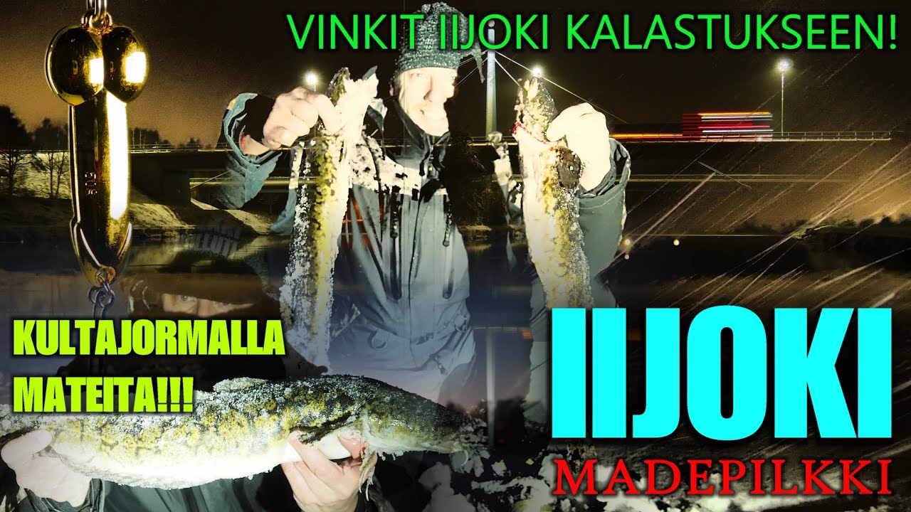 IIJOKI MADEPILKKI - Kalavinkit Hautuumaan Apajalle ja KultaJormalla Mateita ( Ice Fishing Finland )