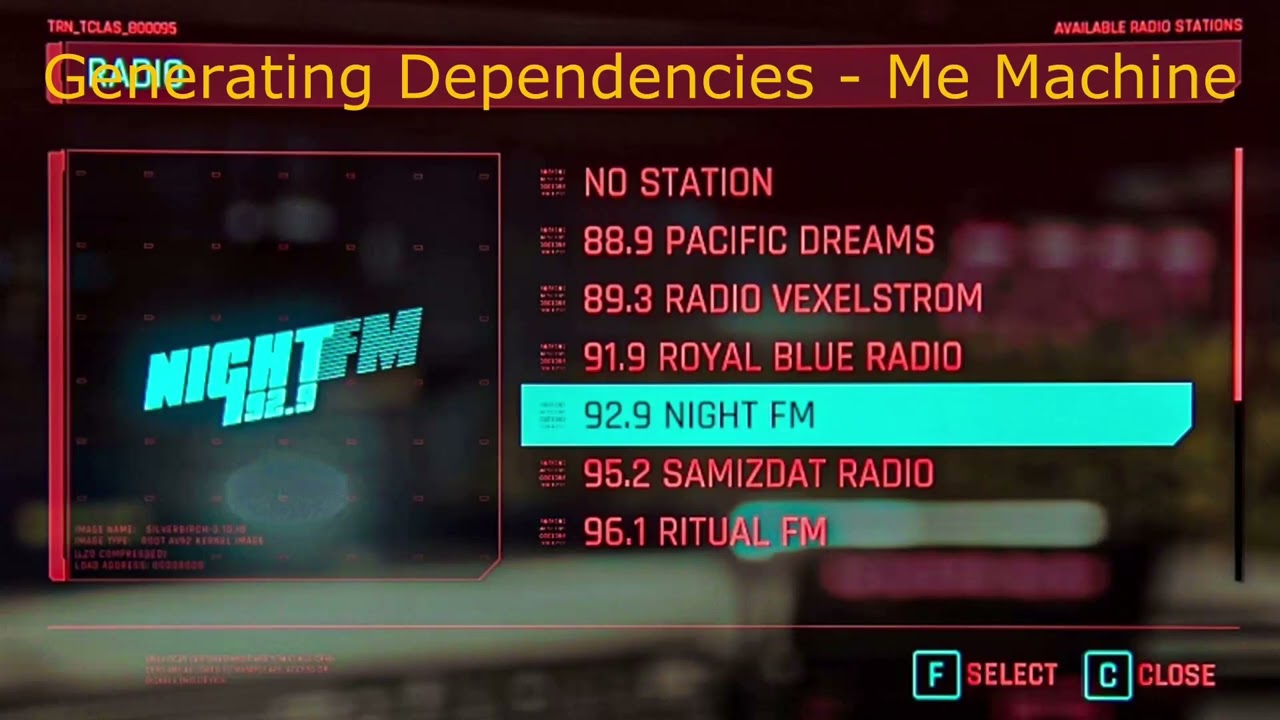 Cyberpunk 2077 - Radio - Night FM 92.9