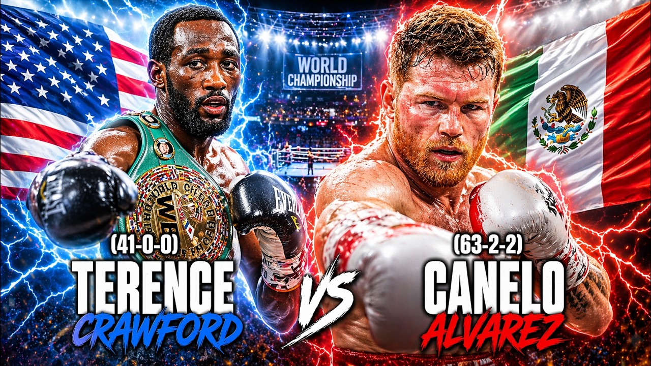 UNDISPUTED WAR! Canelo Alvarez (Mexico) vs Terence Crawford (USA) | BOXING, Highlights, HD