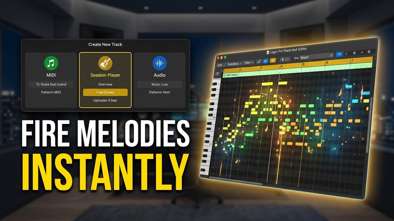 Обновление Logic Pro 12 | Как использовать идентификаторы аккордов и пошаговый секвенсор для созд...