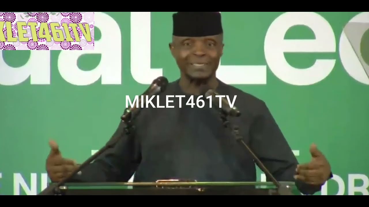 Professor Yemi Osinbajo As Keynote Speaker At the 80th Birthday Of Bishop Mike Okonkwo Of Trem