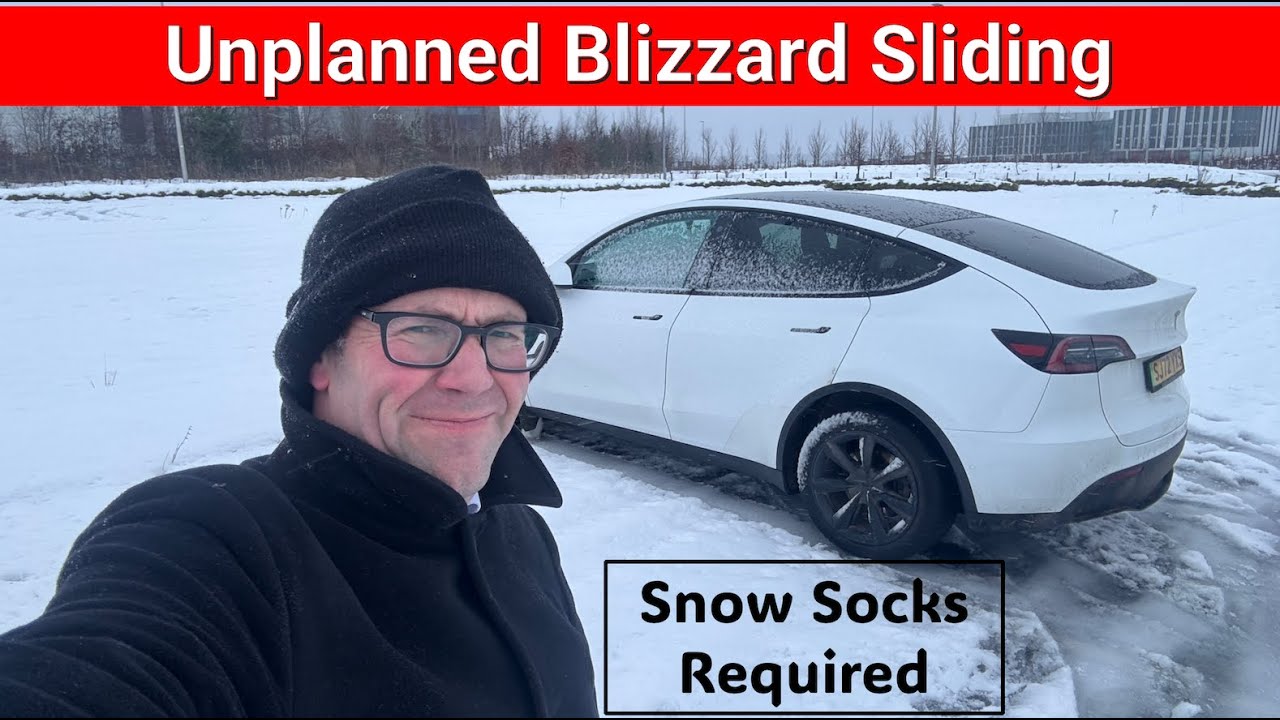 Two weeks of snow and ice defeats my Tesla & All Season Tyres