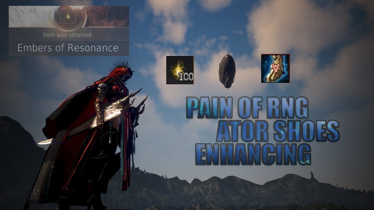 BDO | Obtained Ator shoes | enhancing session |