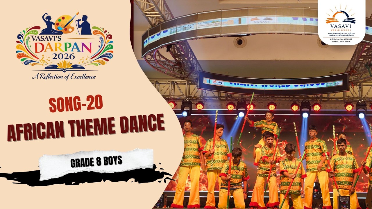 #Darpan2026 #African Theme Dance #vasaviworldschool
