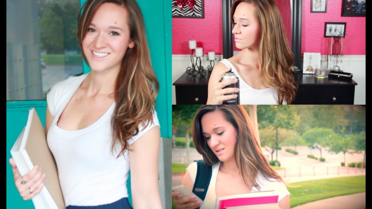 Back to School ♡ Makeup, Hair, and Outfit