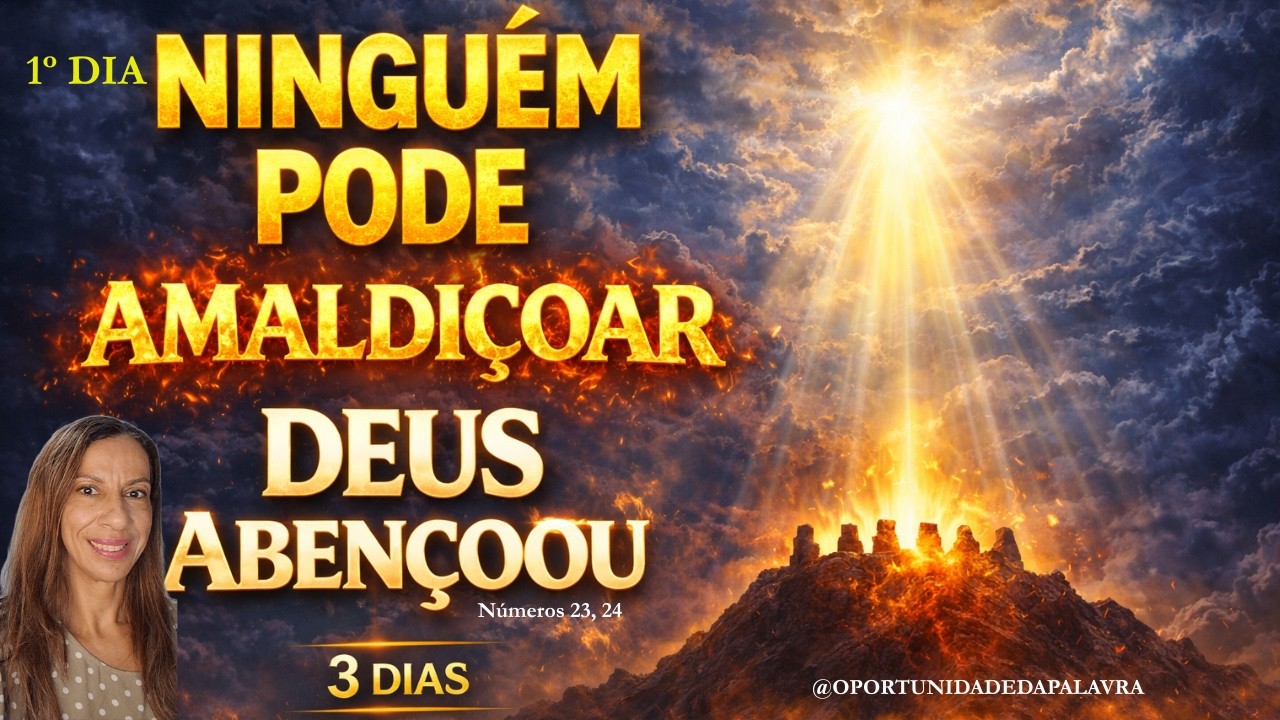 🔥CAMPANHA - NINGUÉM PODE AMALDIÇOAR  QUEM DEUS ABENÇOOU 🔥