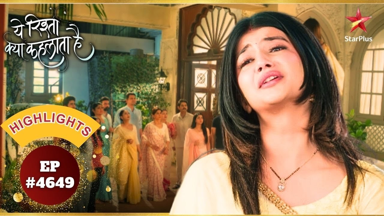 नशे में डूब के Abhira ने किया तमाशा! |Ep.4649|Highlights|Yeh Rishta Kya Kehlata Hai|Mon-Sun|9:30PM