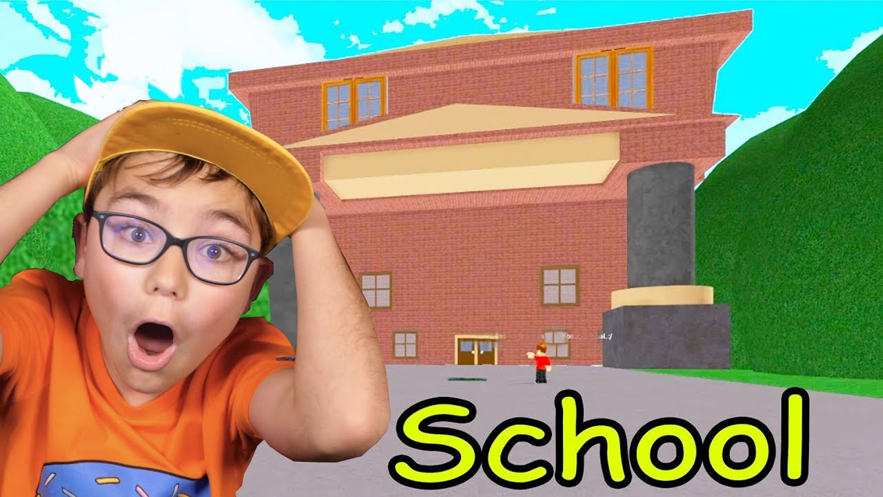 JE DOIS M'ÉCHAPPER DE L'ÉCOLE !!! (Escape the School Obby - Obstacle Course Roblox Game Play)