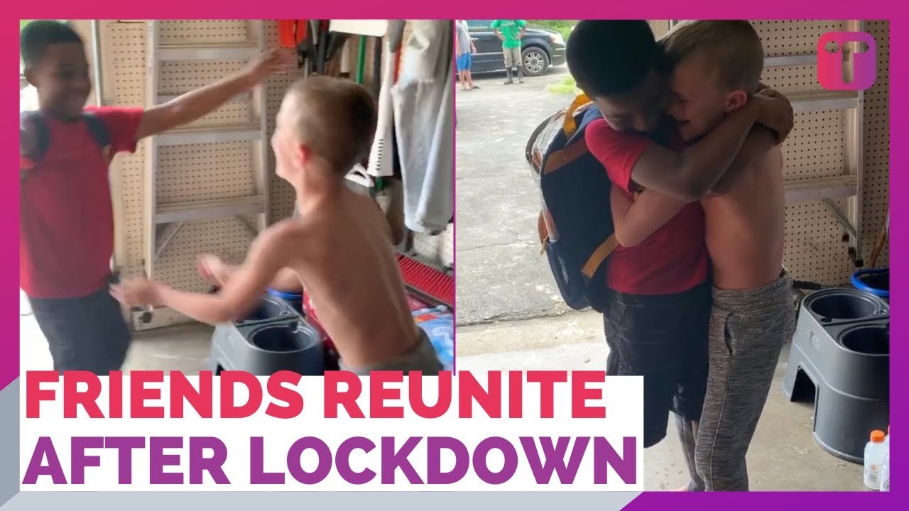 Best Friends Emotionally Reunite After Lockdown